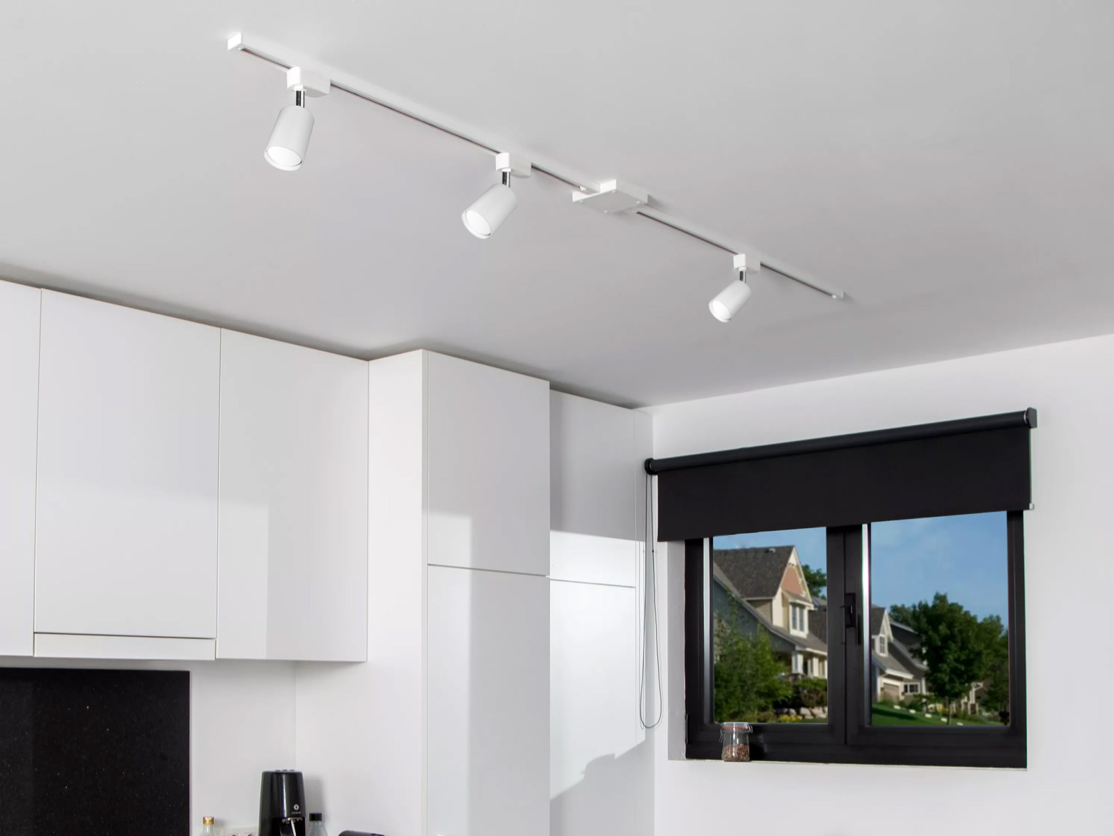 Wizualizacja lampa szynowa na GU10 biała